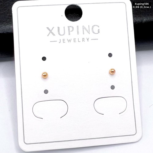 Сережки Xuping18К 20279 (0,2см)